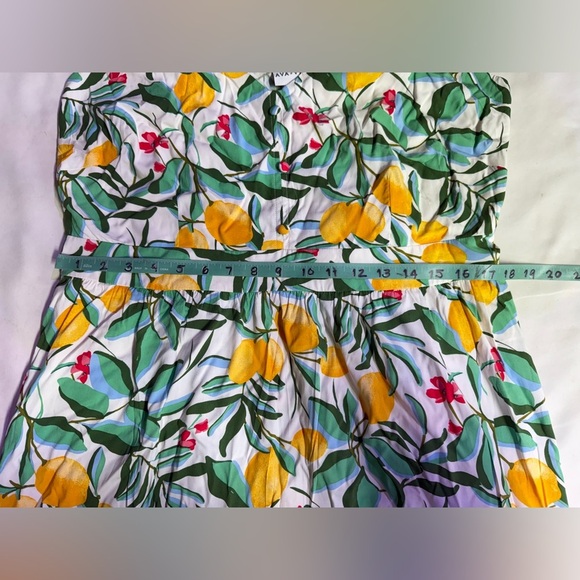 AVA & VIV Lemon Floral Midi Dress size XXL - Picture 10 of 12